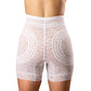 No Roll High Waist Lace Thigh Slimmer with Extra Firm Support