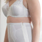 High Waist Thigh Slimmer with Side Zipper | Memory Compression Fabric | Medium Support