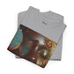 Butterfly Sunface T‑Shirt — Surreal Portrait Art Tee