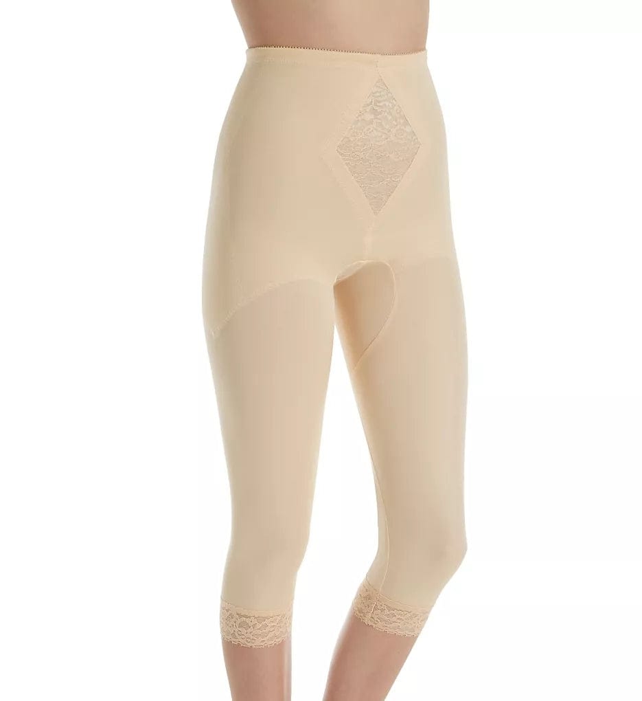 Waistline Capri Pant Liner with Tummy Control Panel| Memory Compression Fabric | Medium Support