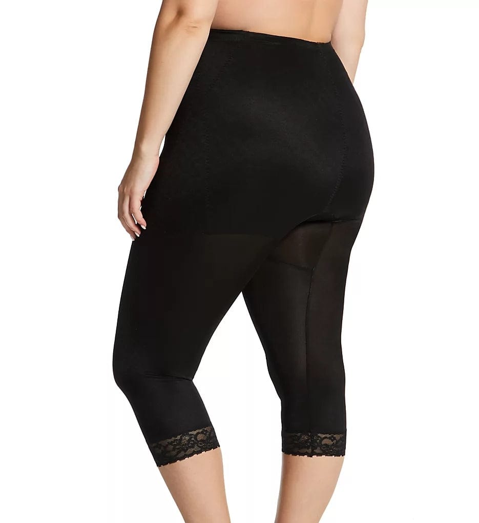 Waistline Capri Pant Liner with Tummy Control Panel| Memory Compression Fabric | Medium Support