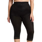 Waistline Capri Pant Liner with Tummy Control Panel| Memory Compression Fabric | Medium Support