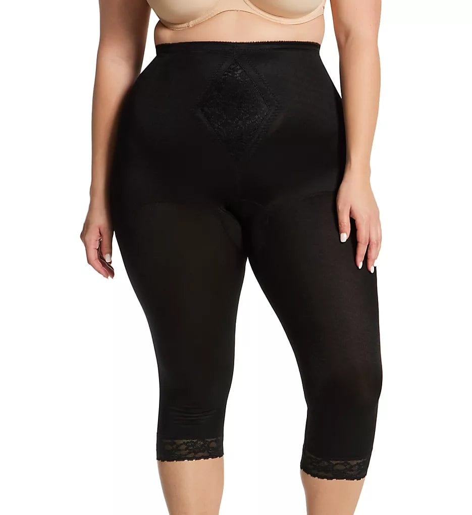 Waistline Capri Pant Liner with Tummy Control Panel| Memory Compression Fabric | Medium Support