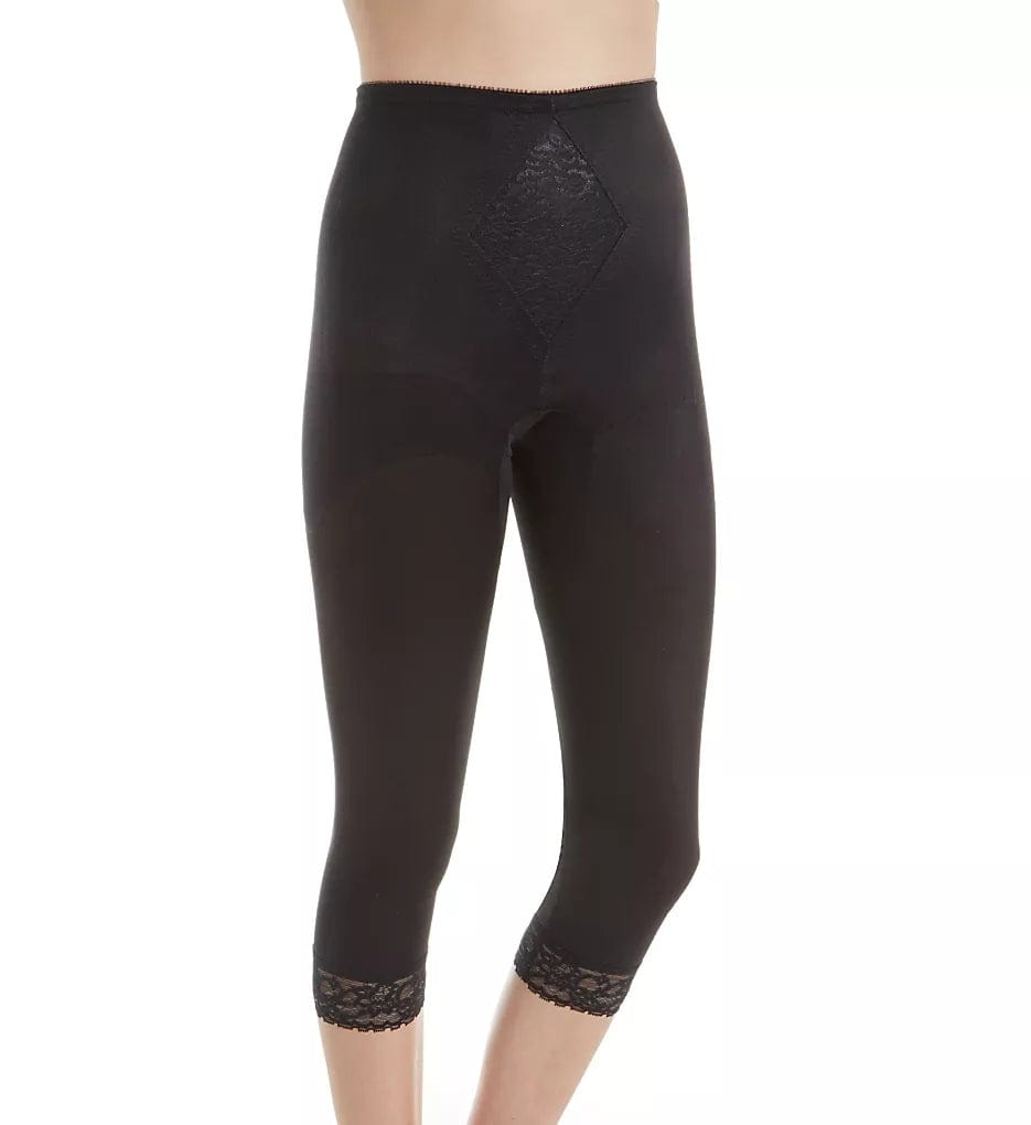 Waistline Capri Pant Liner with Tummy Control Panel| Memory Compression Fabric | Medium Support