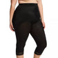 Waistline Capri Pant Liner with Tummy Control Panel| Memory Compression Fabric | Medium Support