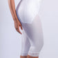 Waistline Capri Pant Liner with Tummy Control Panel| Memory Compression Fabric | Medium Support