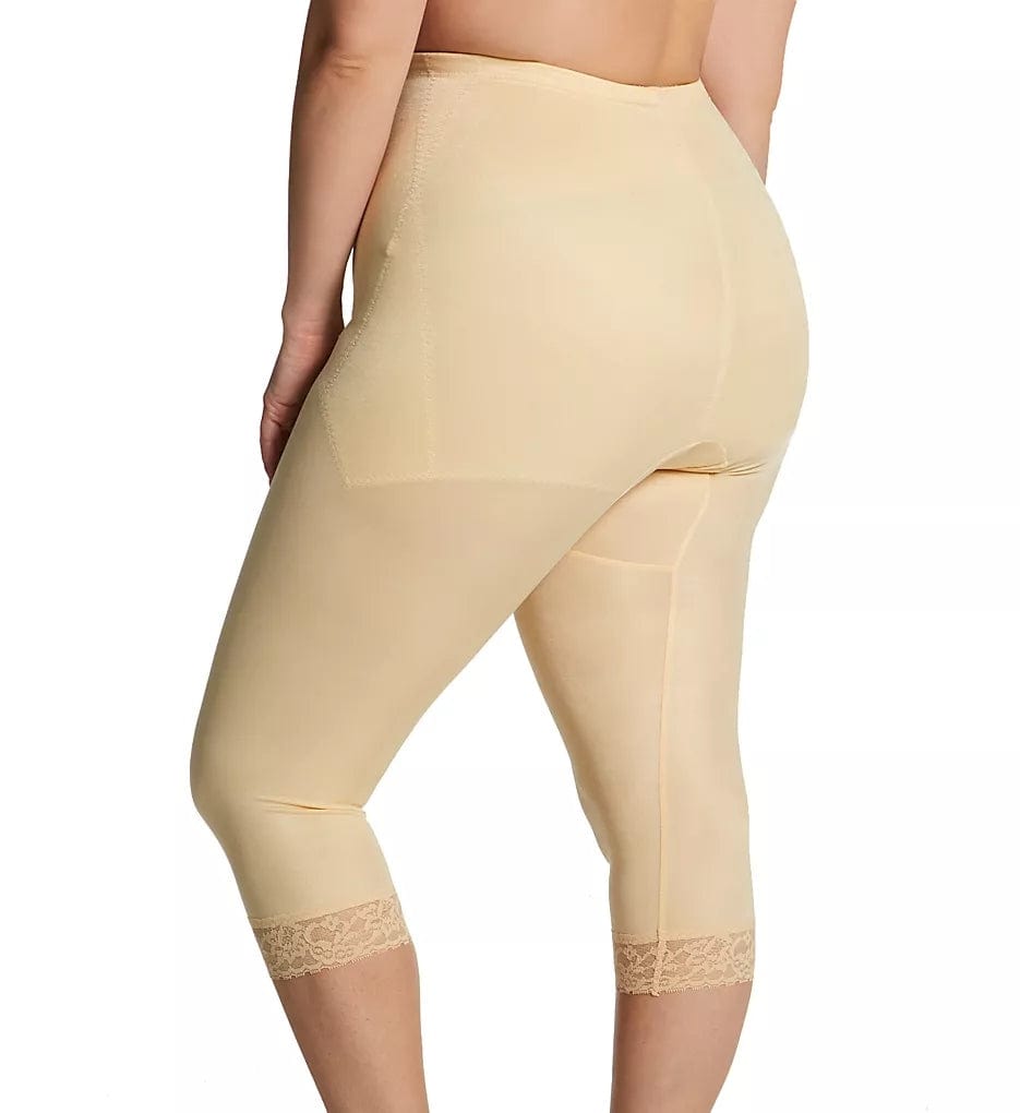 Waistline Capri Pant Liner with Tummy Control Panel| Memory Compression Fabric | Medium Support