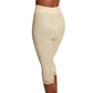 High Waist Capri Pant Liner with Tummy Control Satin Panel| Memory Compression Fabric | Medium Support