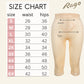 High Waist Capri Pant Liner with Tummy Control Satin Panel| Memory Compression Fabric | Medium Support