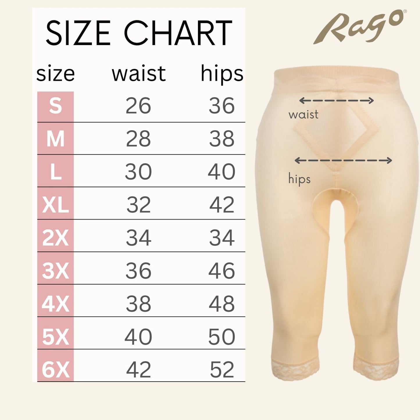 High Waist Capri Pant Liner with Tummy Control Satin Panel| Memory Compression Fabric | Medium Support