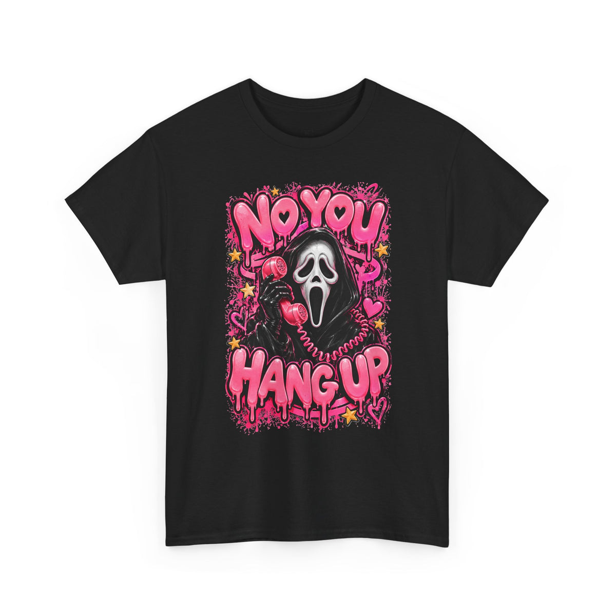 “No You Hang Up” Ghost Face Graphic Tee