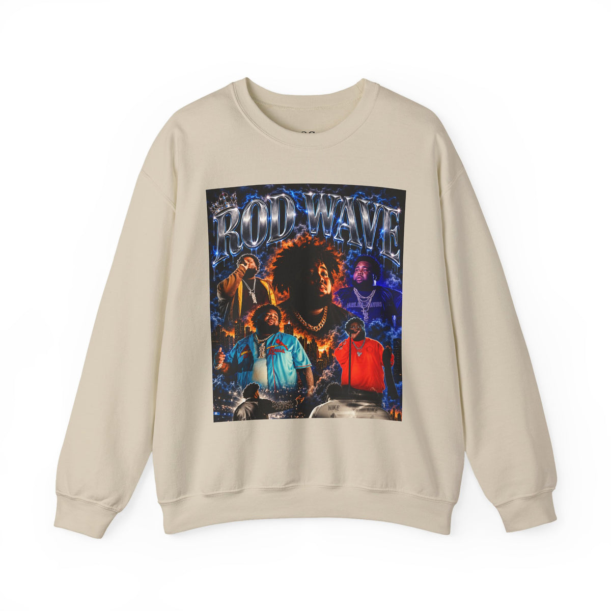 “Rod Wave” Blue Crewneck Sweatshirt