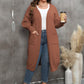 Long Sleeve Pocketed Cardigan