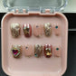 Handmade press on nails fake nails removable