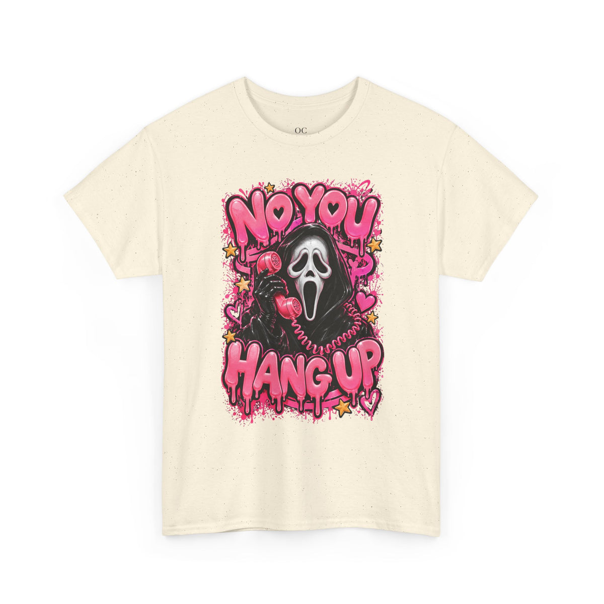 “No You Hang Up” Ghost Face Graphic Tee
