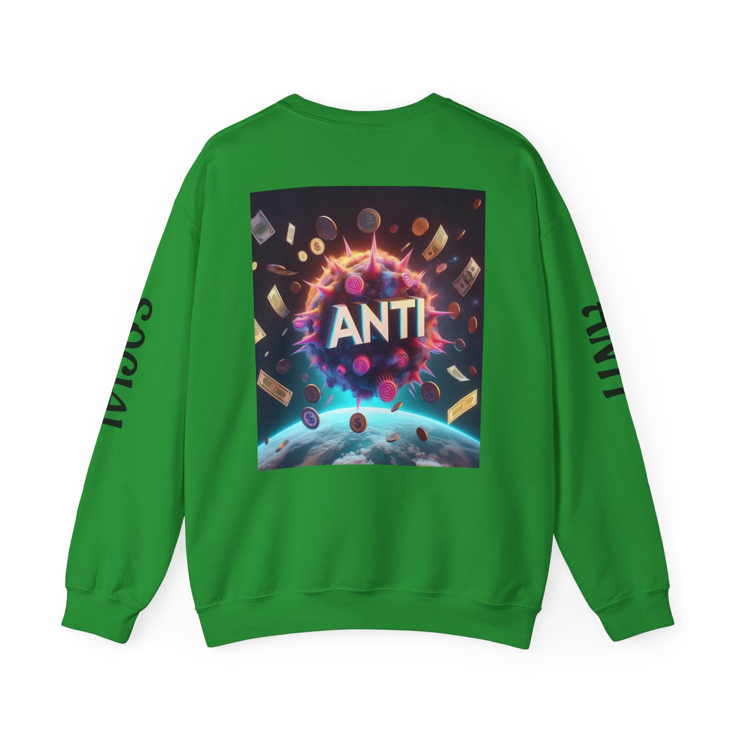“Anti Social” Heavy Blend™ Crewneck Sweatshirt