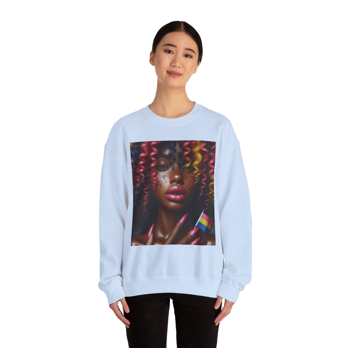 “Pansexual Pride” Heavy Blend™ Crewneck Sweatshirt