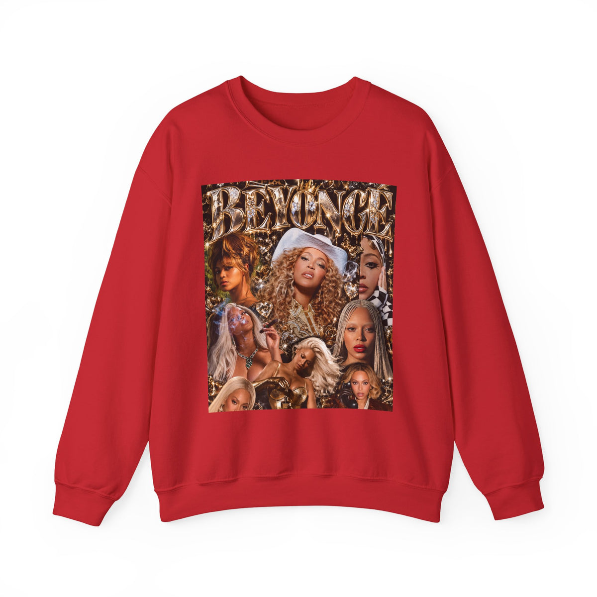 “Beyoncé” Gold Crewneck Sweatshirt