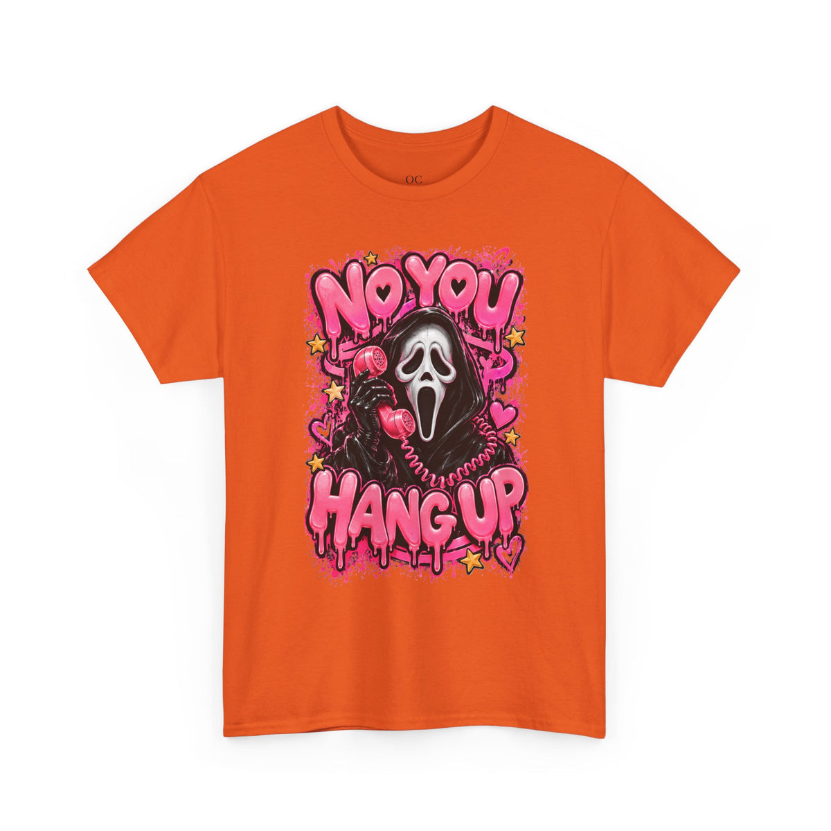 “No You Hang Up” Ghost Face Graphic Tee