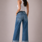 Low Rise Gem Studded Jean