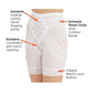 Breathable Waistline Thigh Slimmer | Power Mesh Fabric | Firm to Extra Firm Support