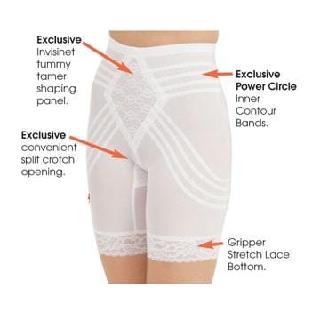 Breathable Waistline Thigh Slimmer | Power Mesh Fabric | Firm to Extra Firm Support