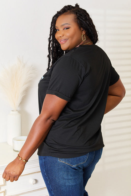 “Expensive & Difficult” Graphic Cuffed Sleeve T-Shirt