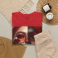 Graphic Tee — Dual-Faced Gothic Rose Portrait