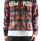 VERIN Heavy Flannel Crop Top Button Down Shirt
