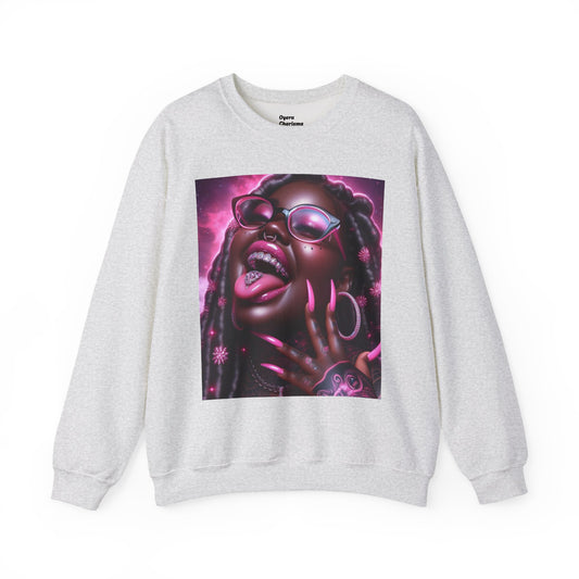 OC Manager Meya Custom Crewneck Sweatshirt