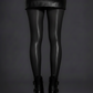 Black High Shine Tights – Glossy Silk-Look Hosiery