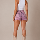 Vintage Denim Short in Stonewash Pink