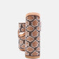 Sinful High Platform Patterned Diamante Slides