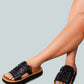 Patton Cut Out Buckled Platform Sandals