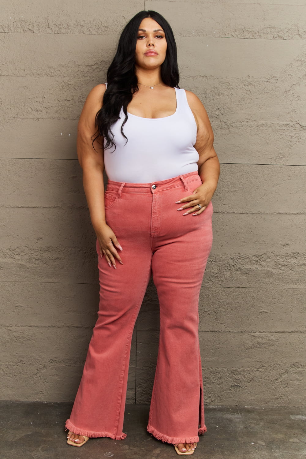 “Sandy Shores” Flare Jeans