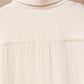 Apricot Crinkled Buttons Maxi Beach Dress with Slits