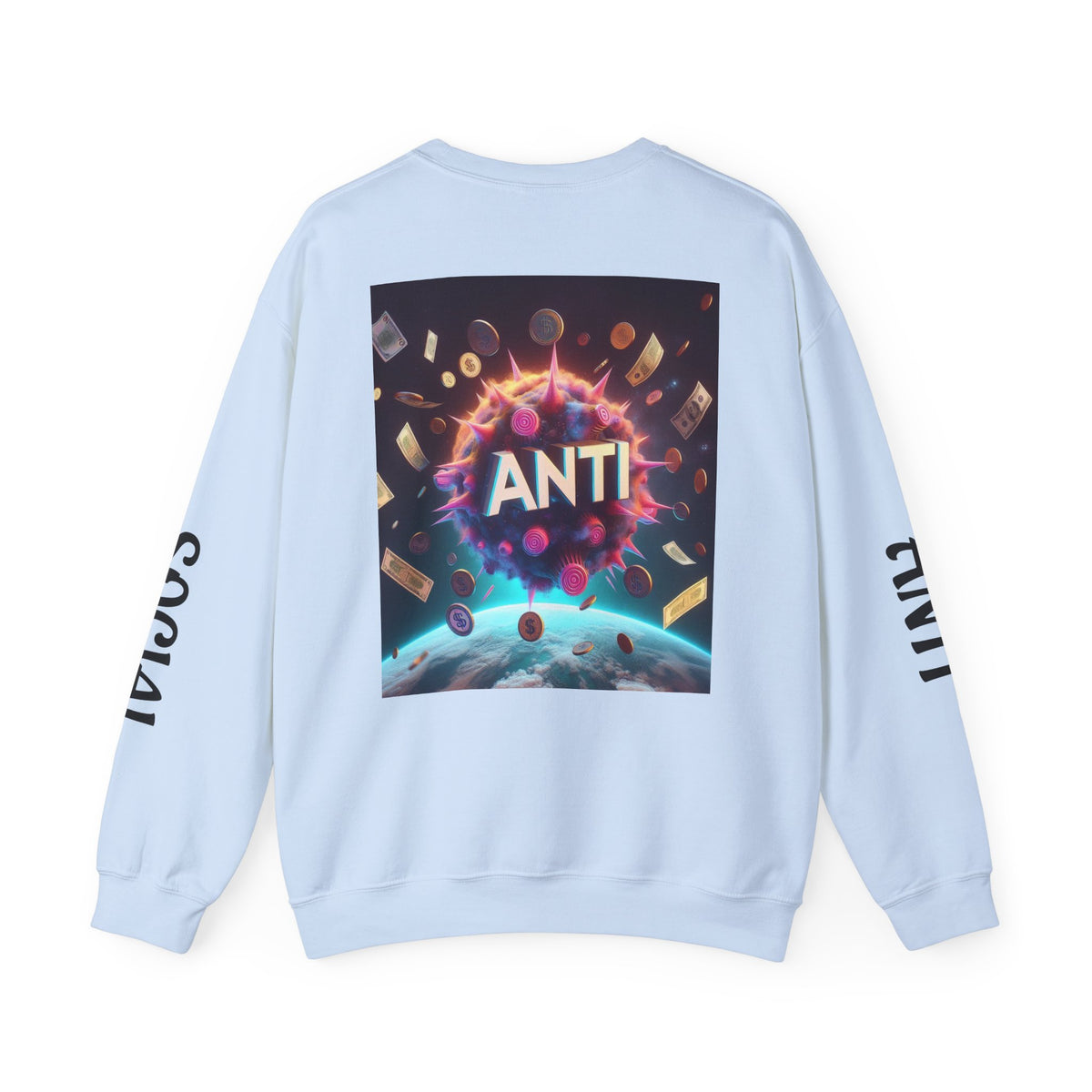 “Anti Social” Heavy Blend™ Crewneck Sweatshirt