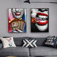 Red Lips Canvas Painting