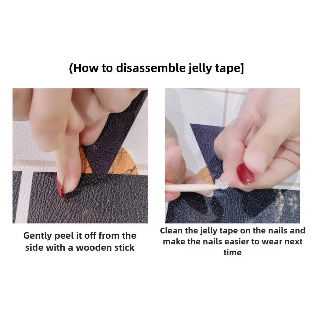 Handmade Nail Wear Nail Art Reusable Press on Nails False Nails