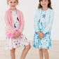 Figure Skate 3/4 Sleeve Twirl Dress
