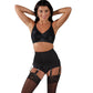 Garter Belt | Six Metal Garters | Moderate Shaping & Tummy Control