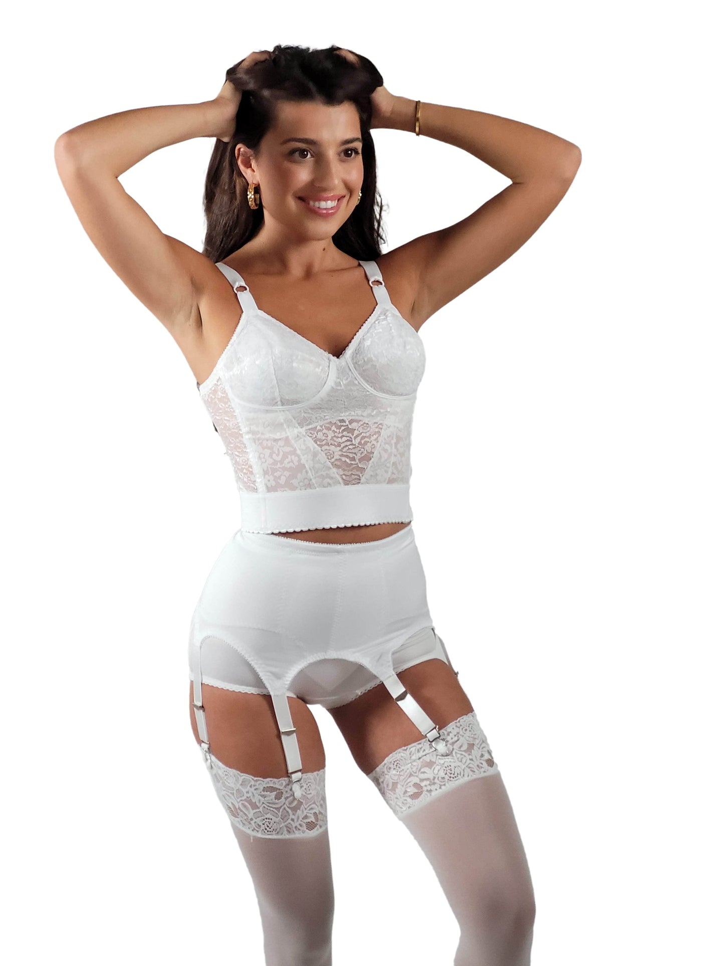 Garter Belt | Six Metal Garters | Moderate Shaping & Tummy Control