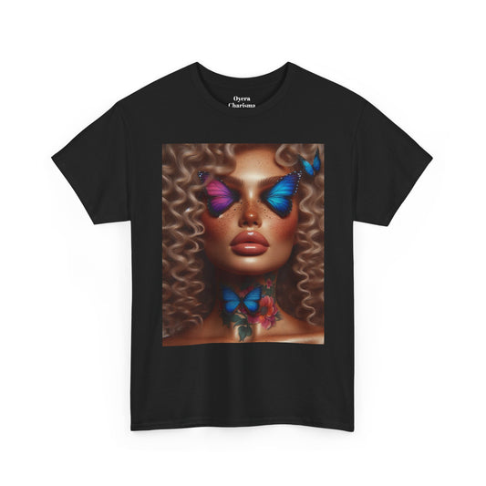Butterfly Glam Portrait T-Shirt