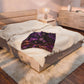 Gothic Ghostface Purple Velveteen Plush Blanket