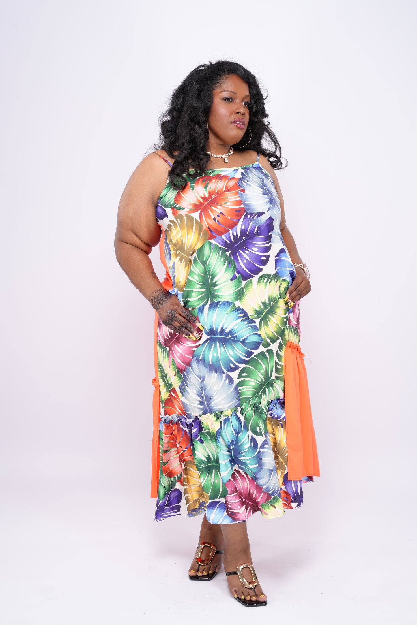 Splice Tropical Dress