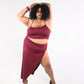 “Thicky Vicky” Crop Cami & Maxi Skirt Set