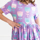 Too Cool Tulips S/S Pocket Twirl Dress