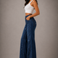 Celeste Wide Leg Jean Dark Wash