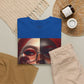 Graphic Tee — Dual-Faced Gothic Rose Portrait