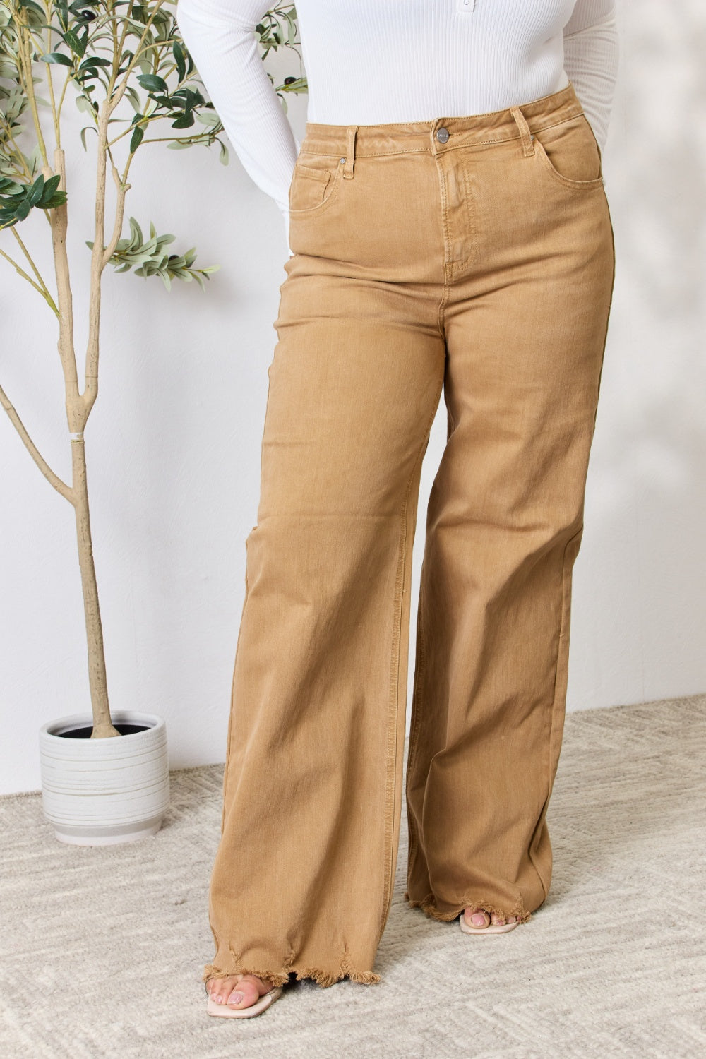 “Keep it Classy, Keep it Cute”Wide Leg Jeans